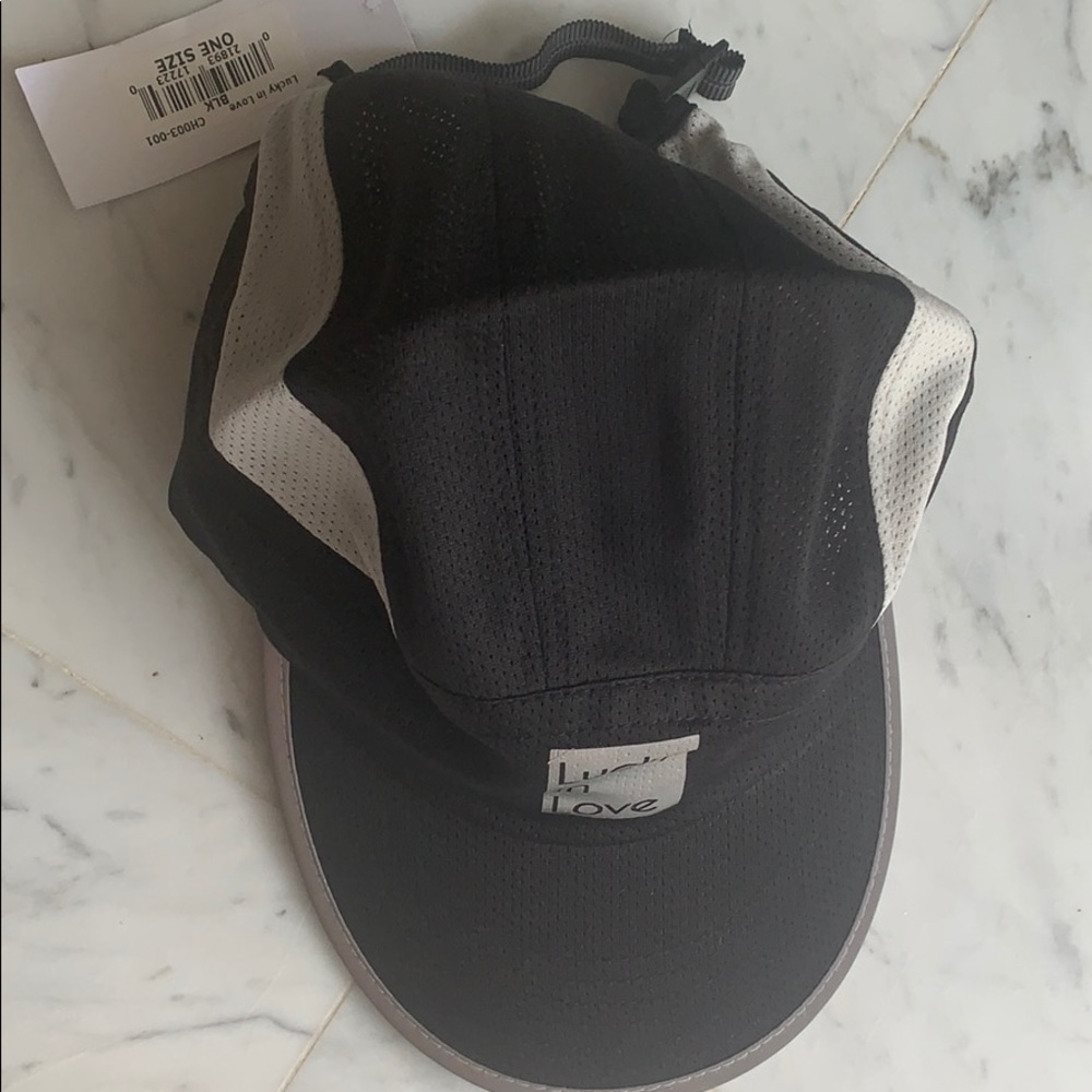 Lucky in Love black reflective logo cap - Picture 2 of 4